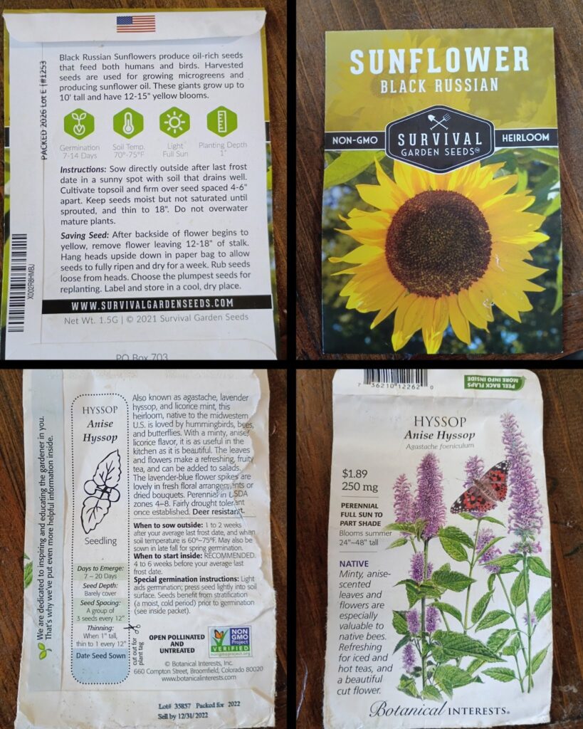 Seed Packet Quality