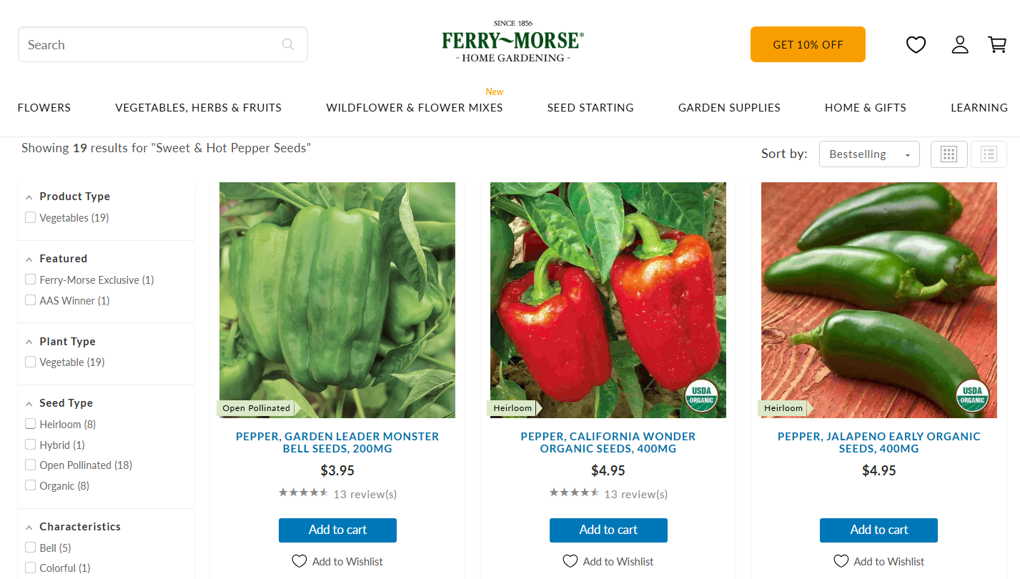 best pepper seeds for home gardens